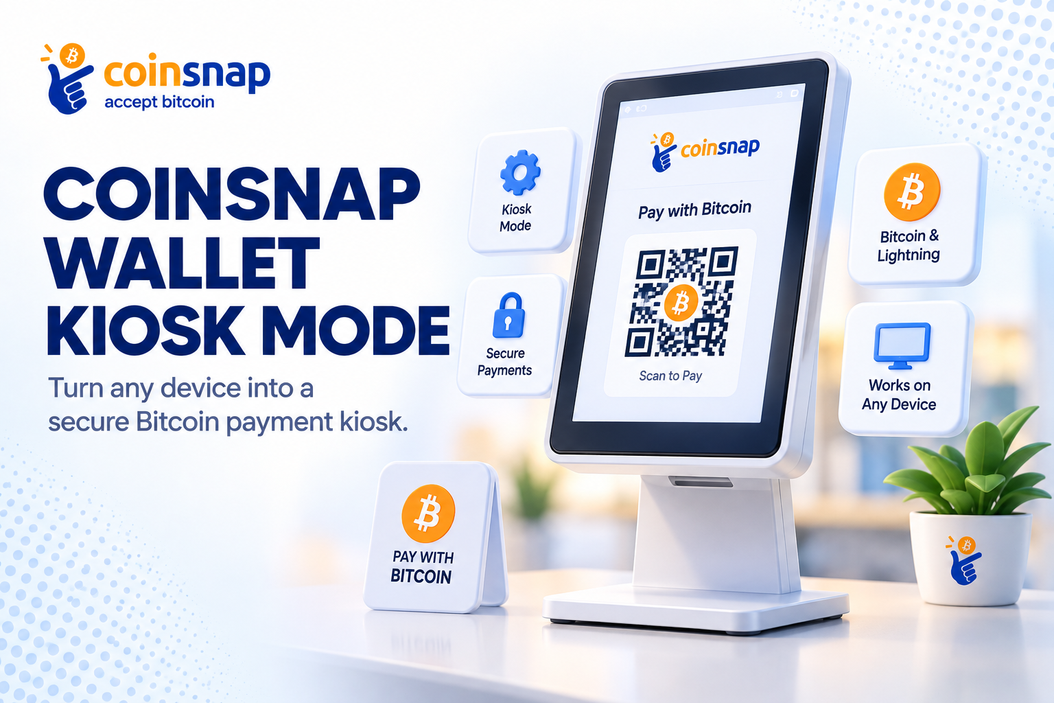 Coinsnap Wallet Terminal Kiosk Mode